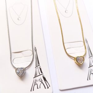 Collar Acero Plateado