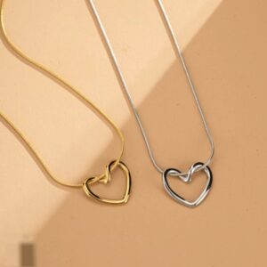 Collar Acero Plateado