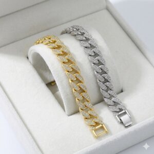 Pulsera Acero Plateado