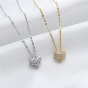 Collar Acero Plateado