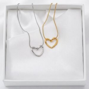 Collar Acero Plateado